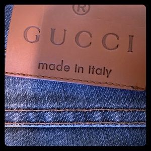 Women’s Gucci jeans size 36, long inseam